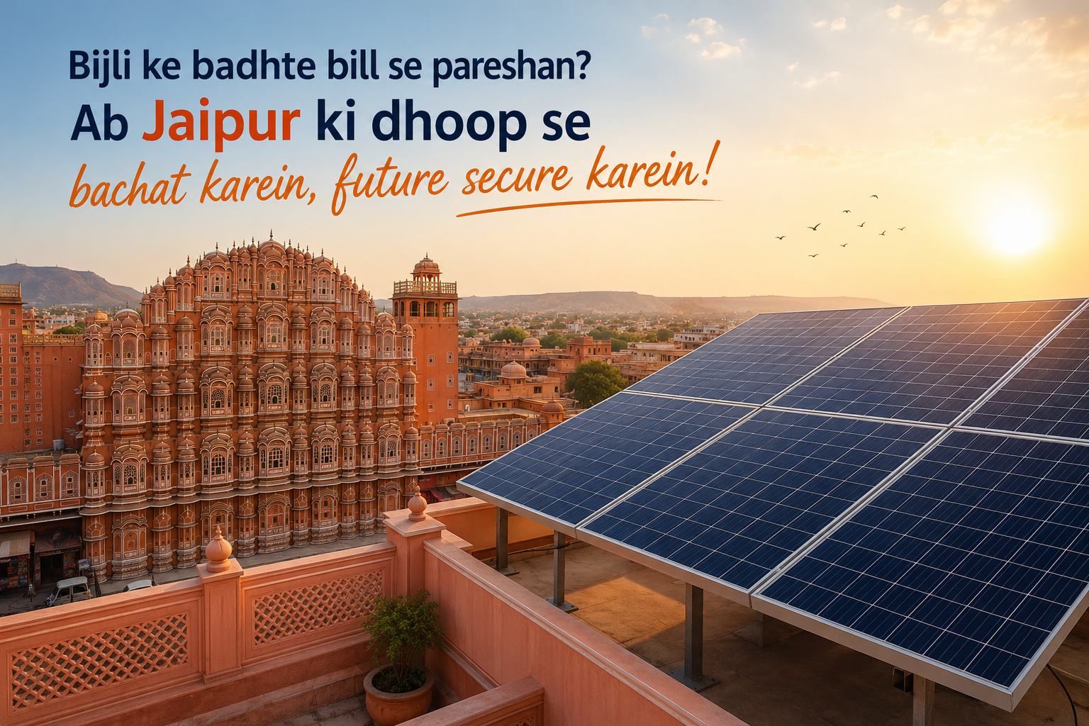 5kW Solar System Price in Jaipur for Homes