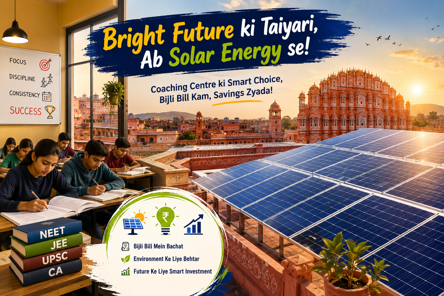 Solar Panels for Coaching Institutes in Jaipur
