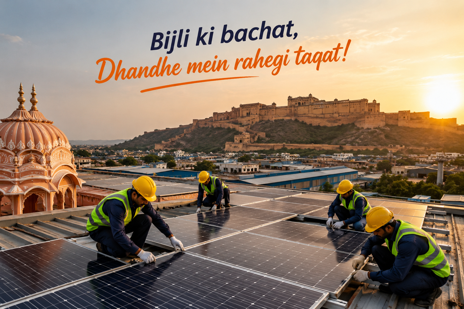 Best Industrial Solar Installation Services in Jaipur – Dream Infra Solution