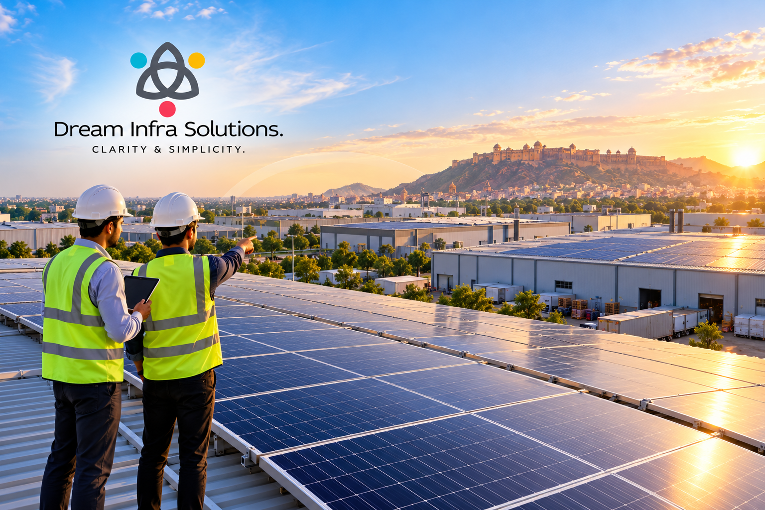 Industrial Rooftop Solar in Jaipur – Dream Infra Solution